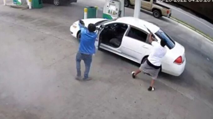 Video Shows Broad-Daylight Shootout at Gas Station in North Carolina
