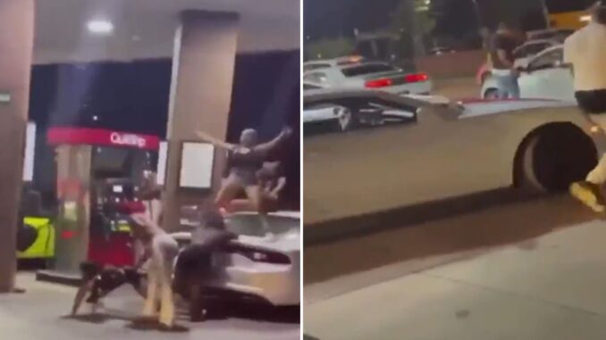 Cold-Blooded: Graphic Video Shows Man Being Gunned Down Over a Simple Fender Bender at Gas Station in Charlotte; 2 Men Arrested