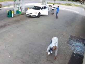 D**N!: Video Shows Man Running for His Life After Gunshots Fired at Gas Station