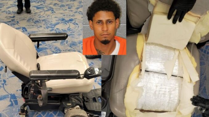 Man Arrested at Charlotte Douglas International Airport After Customs Discovered 23 Pounds of Cocaine Hidden in Wheelchair