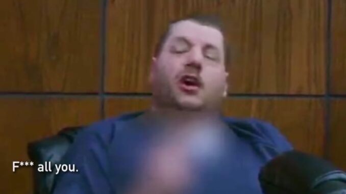 "F**k You All": Murderer Goes Off on Judge and Victim's Families [Caught on Court Cam]