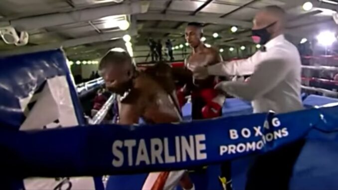 Boxer in Induced Coma After He Starts Shadow Boxing During Fight