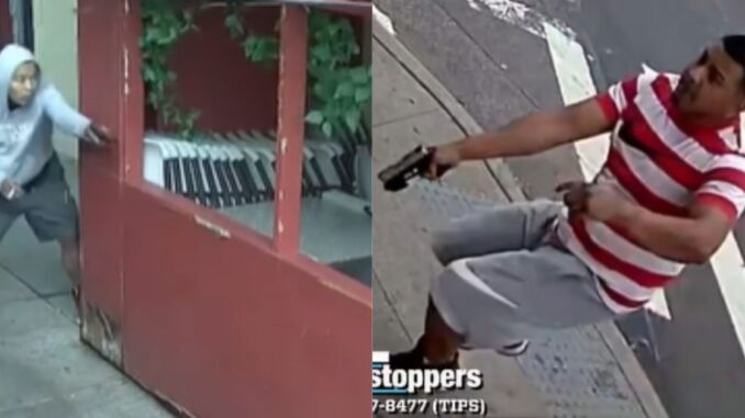 NYC: Video Shows 2 Men in Intense Shootout in Broad Daylight