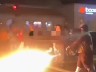 Video Shows Man Shooting a Flamethrower During California Steet Takeover