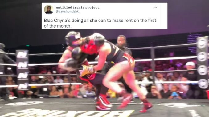 See The Tweets: Blac Chyna VS Alysia Magen Celebrity Boxing Match Ends in a Draw