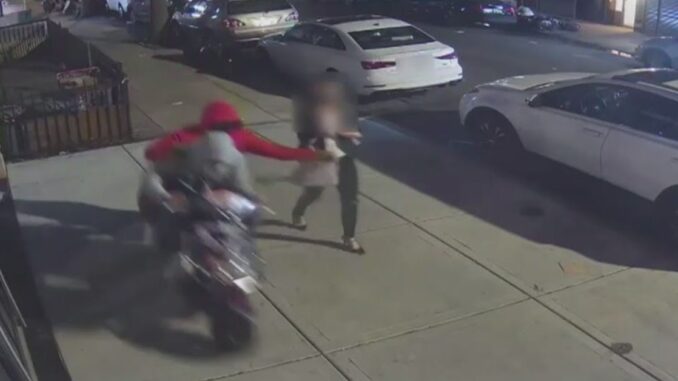 Caught on Camera: 2 Robbers Use Moped Do a Drive-By Purse Snatching in New York