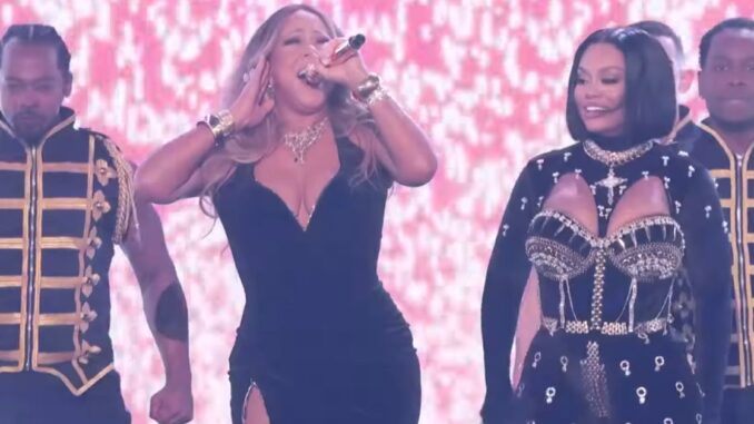 Big Latto Surprises Fans With Mariah Carey During Her BET Performance