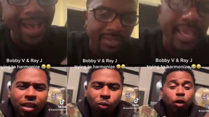 Lol: Ray J & Bobby V "TRY" to Harmonize on LIVE