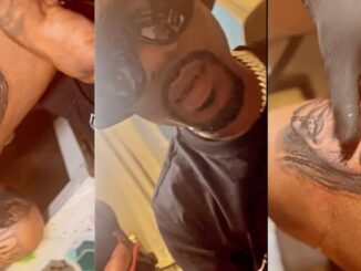 Ray J Honors Sister Brandy with Tattoo of Her Face on His Leg