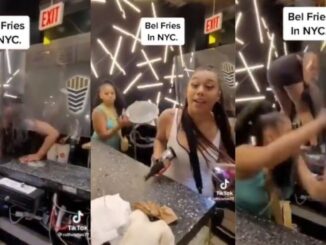 Caught In 4K: Irate Ladies Captured on Camera Attacking Employees & Trashing Bel Fries Eatery in NYC