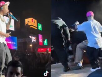 Rapper Roddy Ricch Literally Gives a Random Fan 'The Boot' Off Stage