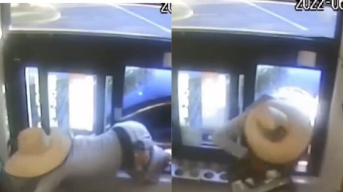 Man Caught on Video Climbing Through Wendy's Drive-Thru Window and Stealing Cash Drawer