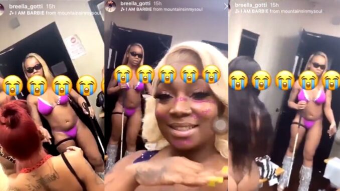 'Let the b*tch know to keep my name out her mouth': Blind Exotic Dancer Checks Everyone in The Locker Room About Talking Behind Her Back!