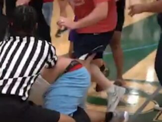 AAU Ref Gets Jumped After Altercation With Coach During Game