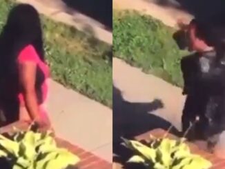 He Wildin': Guy Gets Water Thrown on Him While Licking Woman's Butt Cheeks On Porch! [NSFW]