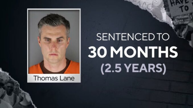 Thomas Lane Sentenced to 2.5 Years for Violating George Floyd's Civil Rights