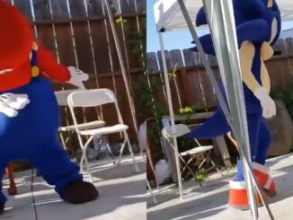 They Feelin' It: Sonic & Mario Show Off Their Smooth MJ Dance Moves!